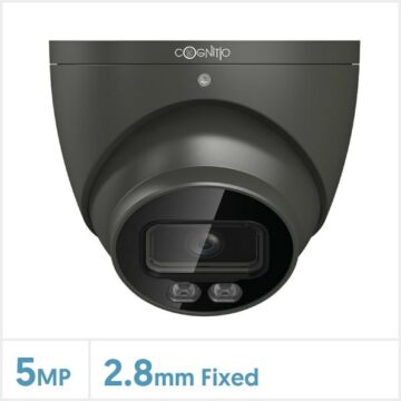 Cognitio 5MP Fixed Lens Starlight+ Full Colour Turret Camera (Grey), COG-5COL-TUR-FG
