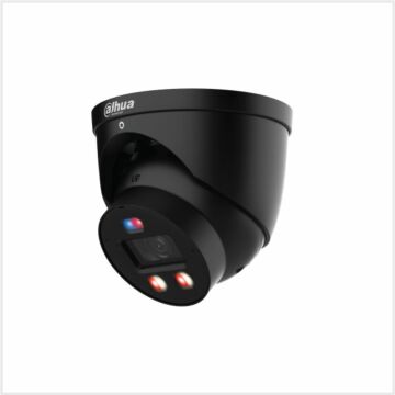 Dahua 8MP Smart Dual Light Active Deterrence Fixed-focal Eyeball WizSense TIOC Pro Network Camera, DH-IPC-HDW3849HP-AS-PV-0280B-PRO-Black