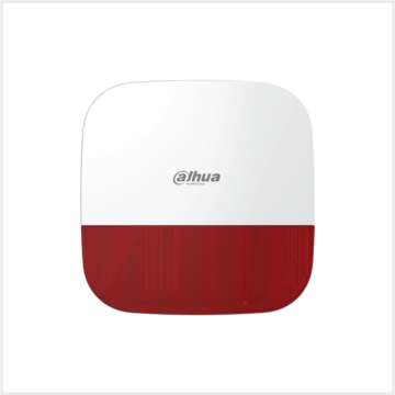 Dahua Wireless Outdoor Siren, DHI-ARA13-W2-RED