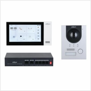 Dahua 2MP Touch 6-CH Video Intercom Kit, DHI-KTP01L-S