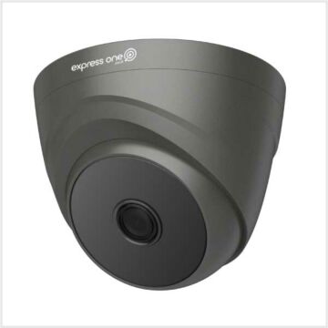 Express One 5MP Fixed Lens HDCVI IR Turret Camera (Grey), EXP-5MP-TUR-FG