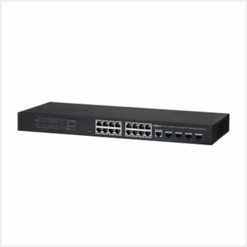 16-Port PoE Gigabit Managed Switch, DH-PFS4420-16GT-240