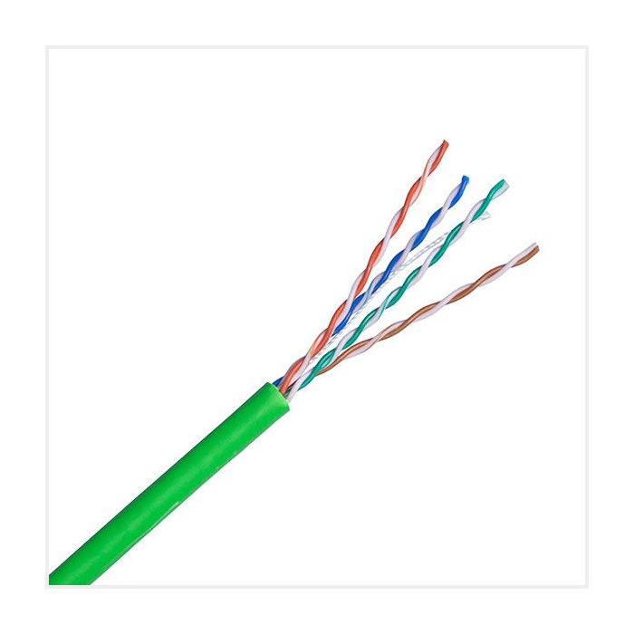 Connectix Cat5e UTP LSZH Solid Cable, Green - 305m Cca main product photo
