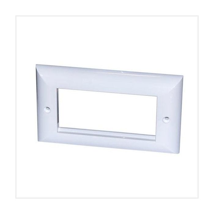 Connectix Dual Gang Standard Elite Euro Faceplate main product photo