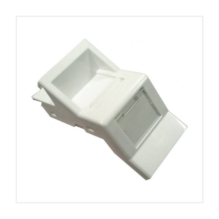 Connectix Angled Keystone Shutter White (Euro faceplates) main product photo