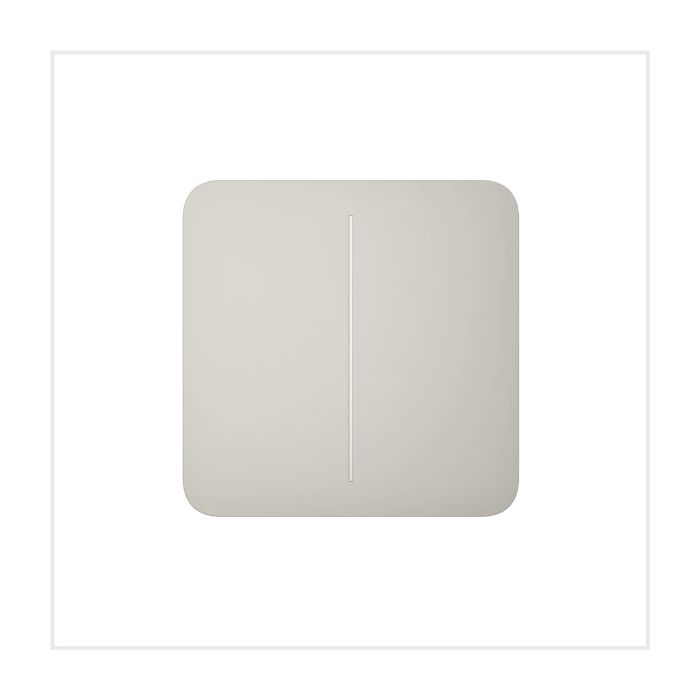 Ajax SoloButton 2-Gang 55 Oyster main product photo