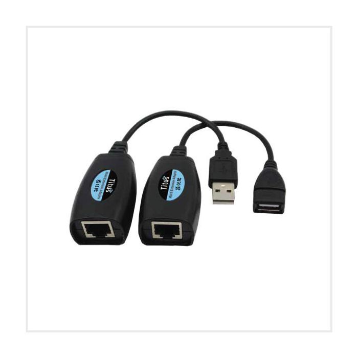 Titus USB Extender Over Single RJ45 Cat5e/6 Cable (45m) main product photo