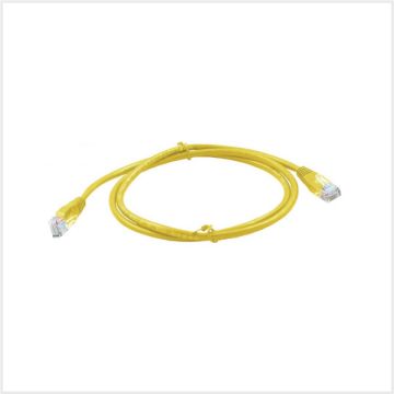 Connectix Cat5e 3m Booted Patch Lead Yellow, 003-3NB4-030-06C