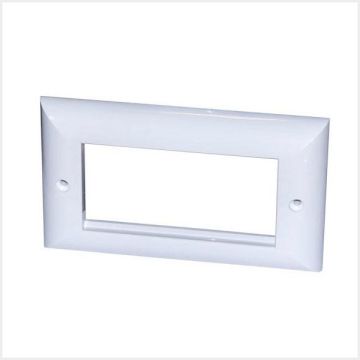 Connectix Dual Gang Standard Elite Euro Faceplate, 008-001-003-60