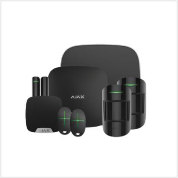 Ajax Kit 1 Plus DD House with Key Fobs (Black), 23313.71.BL1