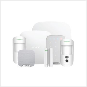 Ajax Kit 3 Cam DD House with Keypad, 23341.76.WH1