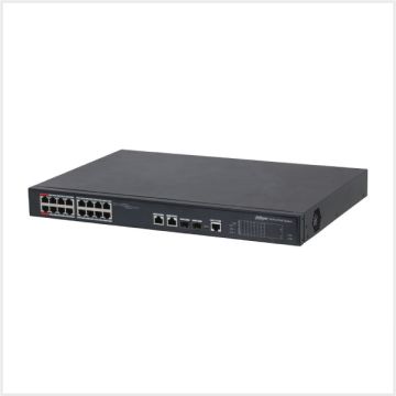 Dahua 16-port PoE Desktop Switch, DH-PFS4218-16ET-240-V3