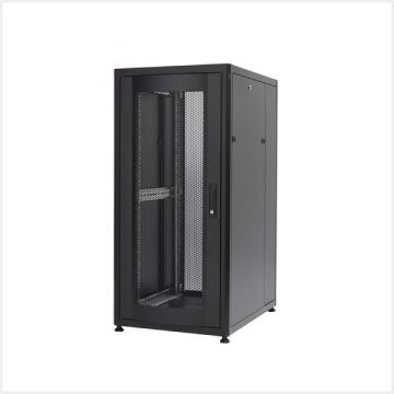 Connectix RackyRax Floor Standing Server Cabinet 18u Mesh Door, RR-F5-18-M