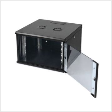 Connectix RackyRax Wall Mounting Cabinet 21U c/w Inset Glass Door, RR-W2-21-G