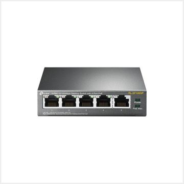 TP-Link 5-Port 10/100Mbps Desktop Switch with 4-Port PoE, TL-SF1005P
